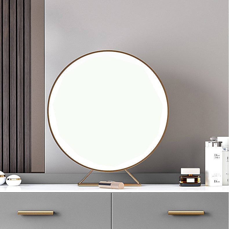 Tavolo da toeletta in legno in legno in legno massiccio grigio top di pietra con 4 cassetti