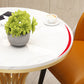 Polished Finish Dinette Table for Home Traditional Luxury Round Dining Table Clearhalo 'Dining Tables & Seating' 'Dining Tables' 'dining_table' 'furn' 'furn_dining_table' 'Furniture' 'Kitchen & Dining Furniture' 6569670