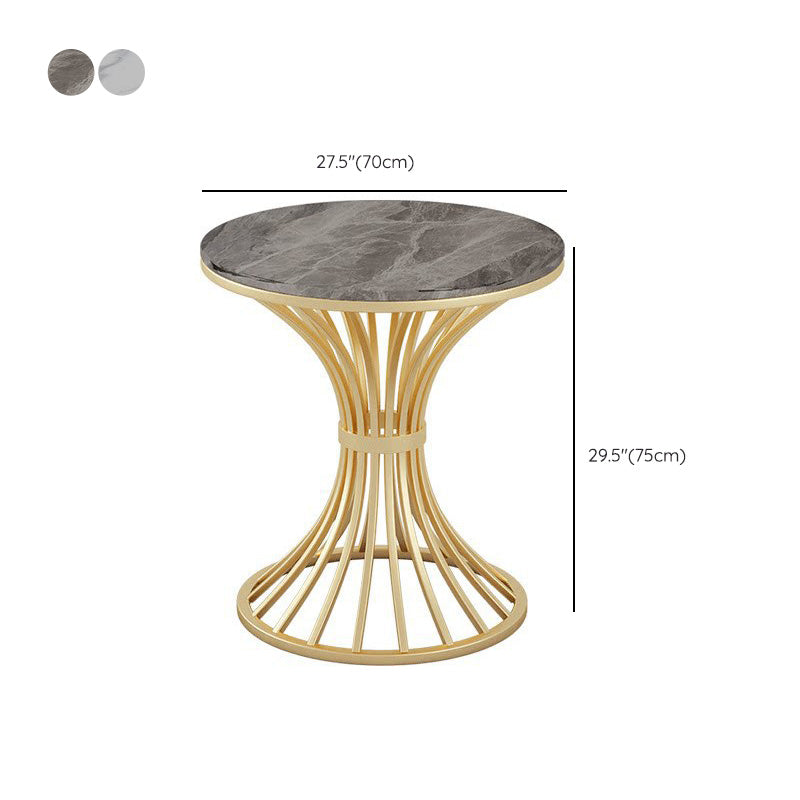 Polished Finish Dinette Table for Home Traditional Luxury Round Dining Table Clearhalo 'Dining Tables & Seating' 'Dining Tables' 'dining_table' 'furn' 'furn_dining_table' 'Furniture' 'Kitchen & Dining Furniture' 6569677
