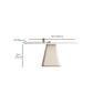 Modern Style Sintered Stone Table Dining Rectangle Table with Metal Legs for Home