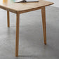Oak Solid Wood Dining Table Modern Rectangle Dining Table in Natural