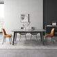 Table à manger extensible rectangulaire Table à manger en pierre moderne pour salle à manger