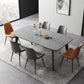 Table à manger extensible rectangulaire Table à manger en pierre moderne pour salle à manger