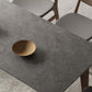 Mesa de comedor moderna de piedra sinterizada, mesa rectangular para uso doméstico