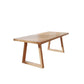 Modern Style Double Pedestal Table Pine Wood Table for Dining Room Without Chairs Clearhalo 'Dining Tables & Seating' 'Dining Tables' 'dining_table' 'furn' 'furn_dining_table' 'Furniture' 'Kitchen & Dining Furniture' 6570070
