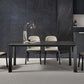 Industrial Dining Sintered Stone Table Dining Rectangle Table with Metal Legs for Home 63"L x 31.5"W x 29.5"H Without Chairs Clearhalo 'Dining Tables & Seating' 'Dining Tables' 'dining_table' 'furn' 'furn_dining_table' 'Furniture' 'Kitchen & Dining Furniture' 6570083
