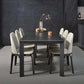 Industrial Dining Sintered Stone Table Dining Rectangle Table with Metal Legs for Home 78.7"L x 35.4"W x 29.5"H Without Chairs Clearhalo 'Dining Tables & Seating' 'Dining Tables' 'dining_table' 'furn' 'furn_dining_table' 'Furniture' 'Kitchen & Dining Furniture' 6570084