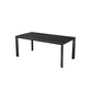 Industrial Dining Sintered Stone Table Dining Rectangle Table with Metal Legs for Home Without Chairs Clearhalo 'Dining Tables & Seating' 'Dining Tables' 'dining_table' 'furn' 'furn_dining_table' 'Furniture' 'Kitchen & Dining Furniture' 6570085