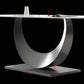 Glam Style Dining Sintered Stone Table Dining Rectangle Table with Metal Legs Clearhalo 'Dining Tables & Seating' 'Dining Tables' 'dining_table' 'furn' 'furn_dining_table' 'Furniture' 'Kitchen & Dining Furniture' 6570185