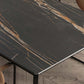 Industrial Style Dining Sintered Stone Table Dining Rectangle Table with Metal Legs Clearhalo 'Dining Tables & Seating' 'Dining Tables' 'dining_table' 'furn' 'furn_dining_table' 'Furniture' 'Kitchen & Dining Furniture' 6570197