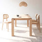 Moderne eettafel met 4 poten, grenenhouten tafel voor eetkamer