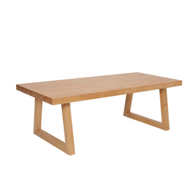 Modern Double Pedestal Dining Table Wood Table for Kitchen Dining Room Clearhalo 'Dining Tables & Seating' 'Dining Tables' 'dining_table' 'furn' 'furn_dining_table' 'Furniture' 'Kitchen & Dining Furniture' 6570259