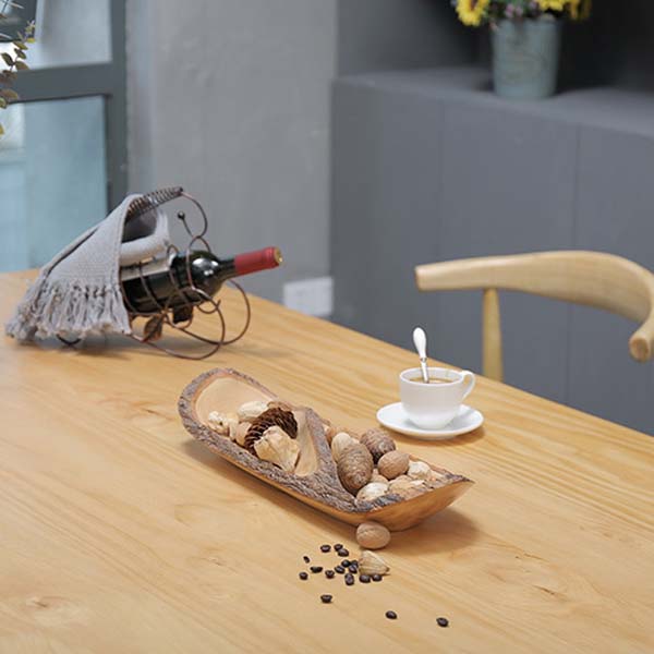 Modern Double Pedestal Dining Table Wood Table for Kitchen Dining Room Clearhalo 'Dining Tables & Seating' 'Dining Tables' 'dining_table' 'furn' 'furn_dining_table' 'Furniture' 'Kitchen & Dining Furniture' 6570262