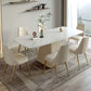 Glam Dining Sintered Stone Table Dining Rectangle Table for Home Use