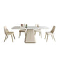 Glam Dining Sintered Stone Table Dining Rectangle Table for Home Use