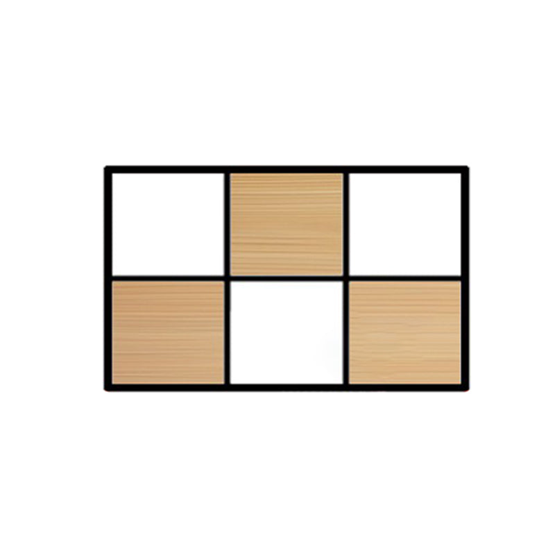 Contemporary Wooden Bookcase Floating Natural Closed Back Bookshelf 35.5"L x 10"W x 24"H Clearhalo 'Bookcases' 'furn' 'furn_bookcases' 'Furniture' 'Office Furniture' 6570384