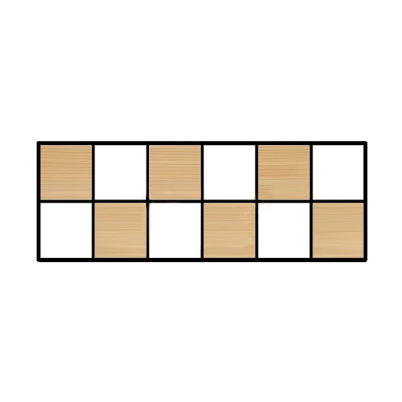 Contemporary Wooden Bookcase Floating Natural Closed Back Bookshelf 70.9"L x 9.8"W x 23.6"H Clearhalo 'Bookcases' 'furn' 'furn_bookcases' 'Furniture' 'Office Furniture' 6570390