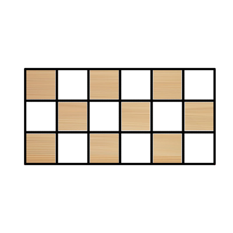 Contemporary Wooden Bookcase Floating Natural Closed Back Bookshelf 70.9"L x 9.8"W x 35.4"H Clearhalo 'Bookcases' 'furn' 'furn_bookcases' 'Furniture' 'Office Furniture' 6570399