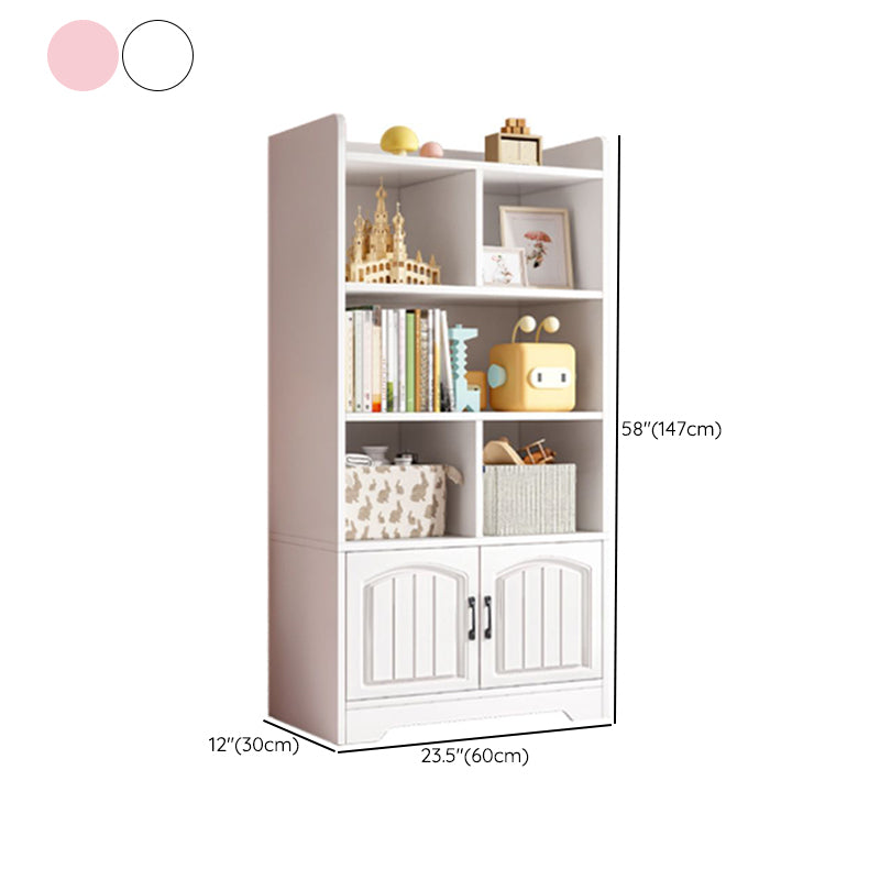 Urban Vertical Shelf Bookcase Engineered Wood Book Shelf for Study Room