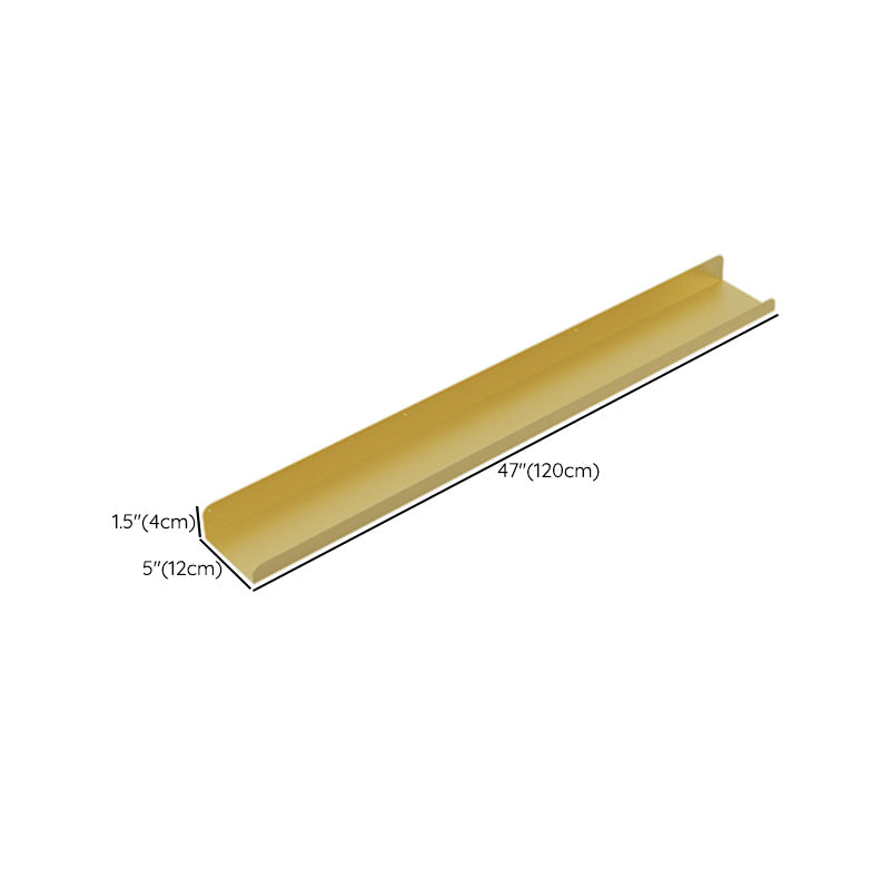 Metaal gesloten achterste boekenkast zwevende glamour muur gemonteerde boekenplank