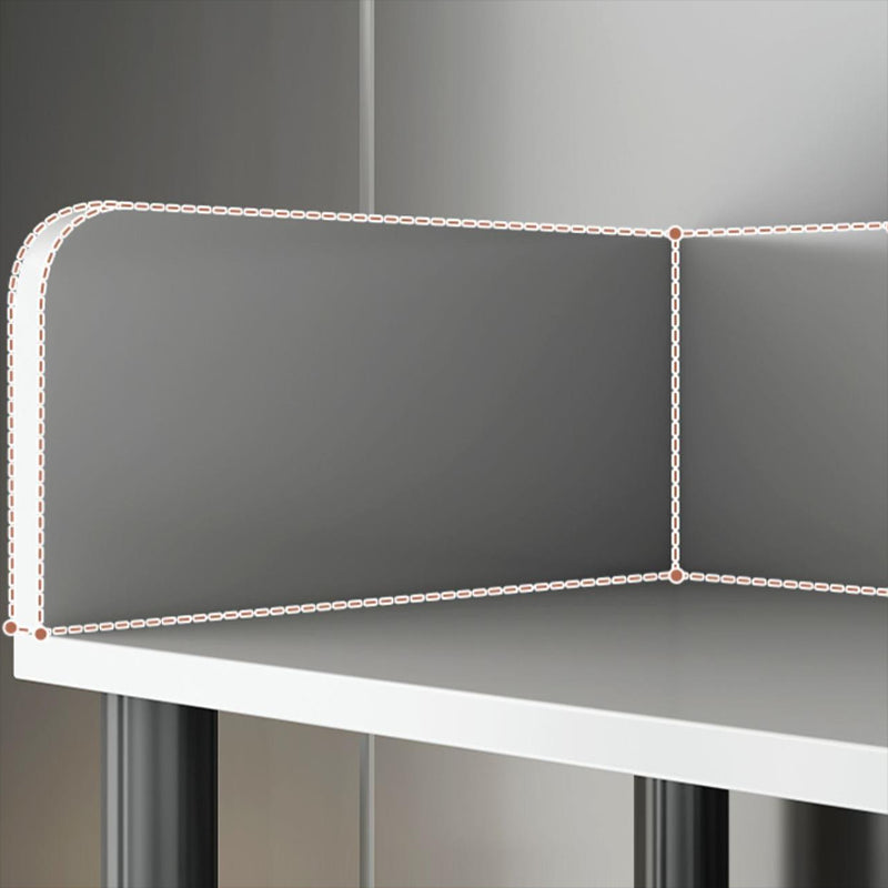 Zeitgenössisches Standard -Bücherregal aus dem Bücherregal mit Regalen