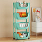 Contemporary Plastic Bookcase Standard Open Back Bookshelf with Shelves 15.2"L x 11.2"W x 36.6"H Green Clearhalo 'Bookcases' 'furn' 'furn_bookcases' 'Furniture' 'Office Furniture' 6570629