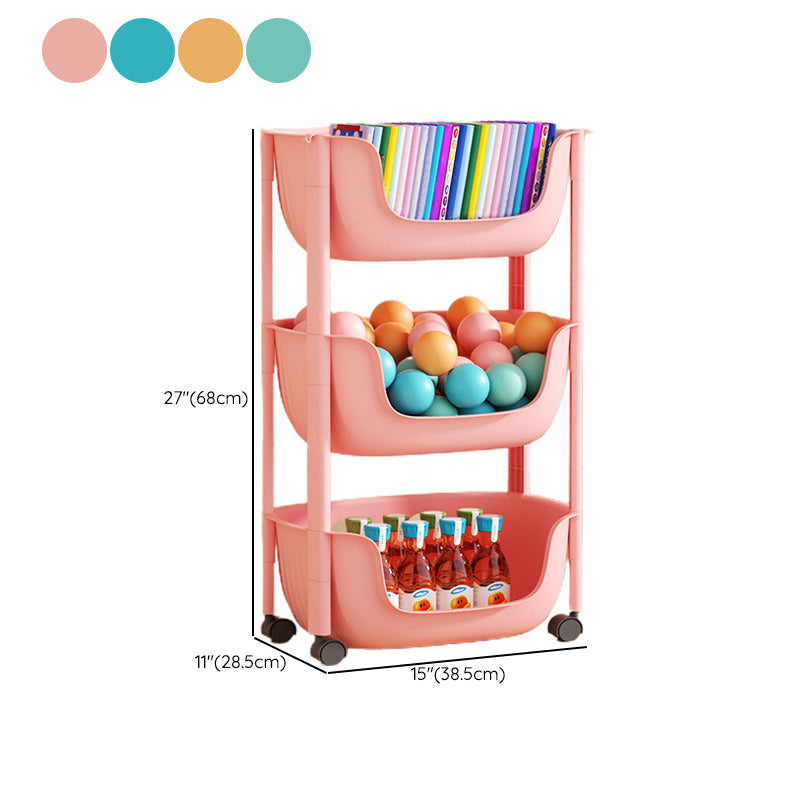 Contemporary Plastic Bookcase Standard Open Back Bookshelf with Shelves Clearhalo 'Bookcases' 'furn' 'furn_bookcases' 'Furniture' 'Office Furniture' 6570640