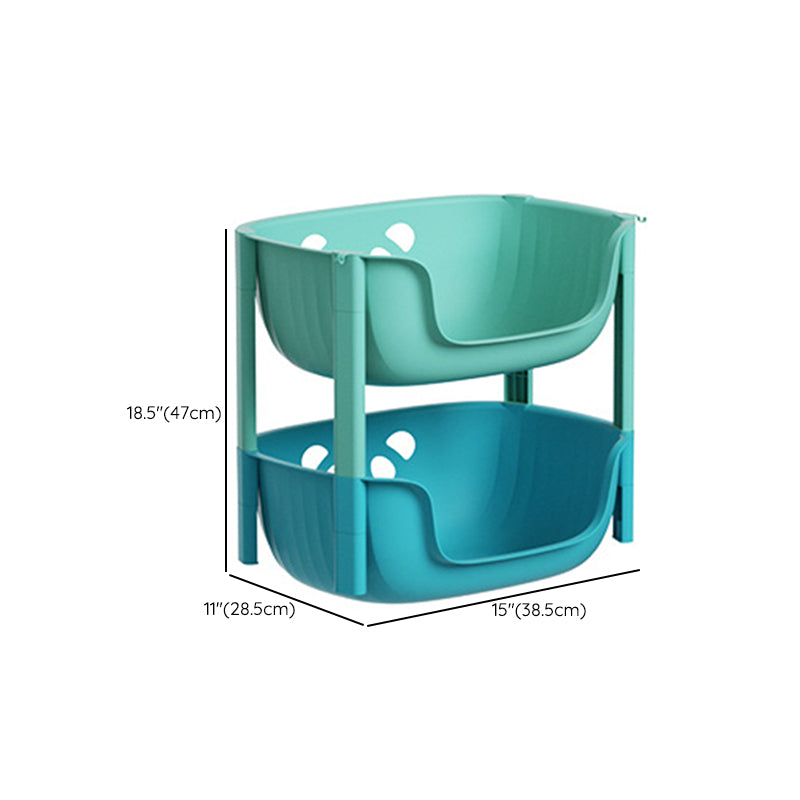 Contemporary Plastic Bookcase Standard Open Back Bookshelf with Shelves Clearhalo 'Bookcases' 'furn' 'furn_bookcases' 'Furniture' 'Office Furniture' 6570643