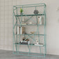 Metal Etagere Bookshelf Scandinavian Open Back Bookcase with Shelves Clearhalo 'Bookcases' 'furn' 'furn_bookcases' 'Furniture' 'Office Furniture' 6570653
