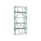 Metal Etagere Bookshelf Scandinavian Open Back Bookcase with Shelves 31.5"L x 11.8"W x 70.9"H Green Clearhalo 'Bookcases' 'furn' 'furn_bookcases' 'Furniture' 'Office Furniture' 6570662