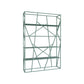 Metal Etagere Bookshelf Scandinavian Open Back Bookcase with Shelves 47.2"L x 11.8"W x 70.9"H Green Clearhalo 'Bookcases' 'furn' 'furn_bookcases' 'Furniture' 'Office Furniture' 6570665