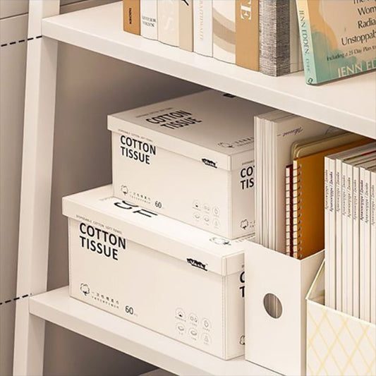 Libreria contemporanea di libreria in legno ingegnerizzato con scaffali