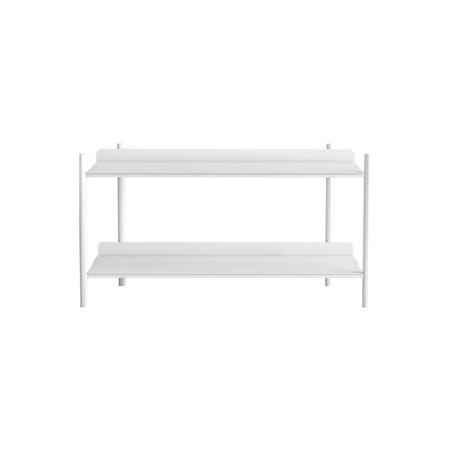 12.6" W Glam Shelf Bookcase Antique Finish Etagere Metal Bookshelf