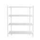 12.6" W Glam Shelf Bookcase Antique Finish Etagere Metal Bookshelf