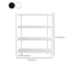 12.6" W Glam Shelf Bookcase Antique Finish Etagere Metal Bookshelf