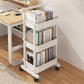 Scandinavian Plastic Bookcase Standard Open Back Bookshelf with Shelves