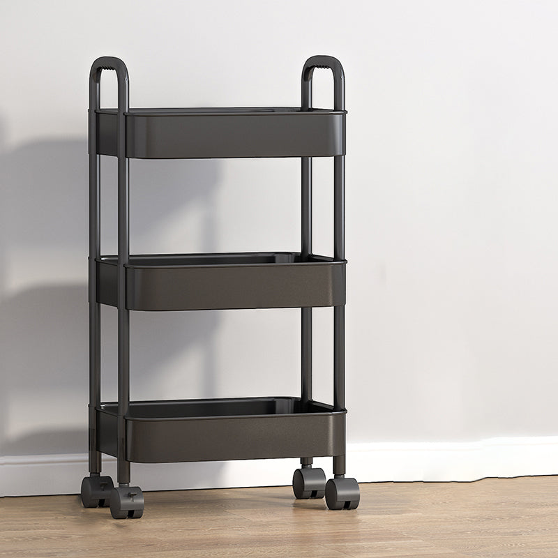 Scandinavian Plastic Bookcase Standard Open Back Bookshelf with Shelves