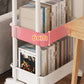 Scandinavian Plastic Bookcase Standard Open Back Bookshelf with Shelves