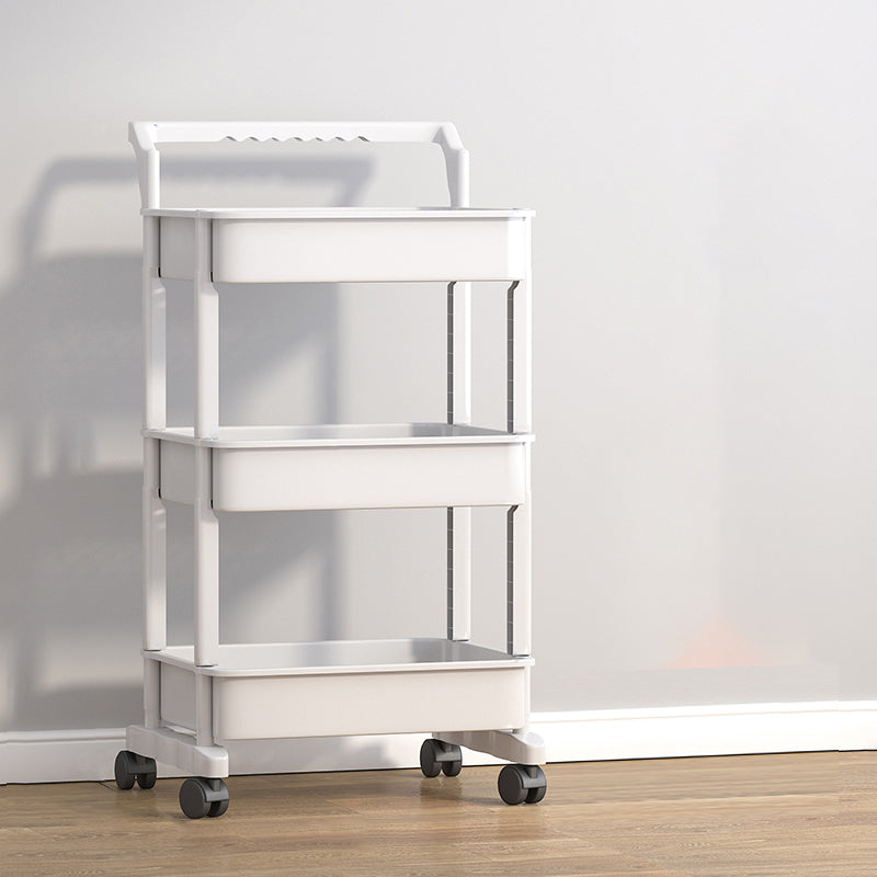 Scandinavian Plastic Bookcase Standard Open Back Bookshelf with Shelves