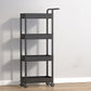 Scandinavian Plastic Bookcase Standard Open Back Bookshelf with Shelves