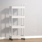 Scandinavian Plastic Bookcase Standard Open Back Bookshelf with Shelves