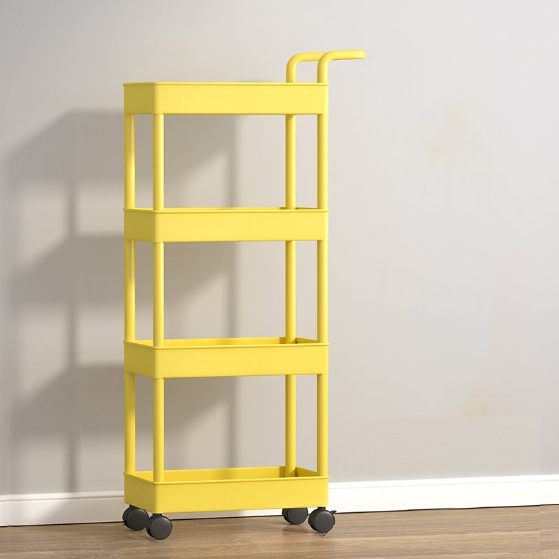 Scandinavian Plastic Bookcase Standard Open Back Bookshelf with Shelves