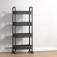 Scandinavian Plastic Bookcase Standard Open Back Bookshelf with Shelves