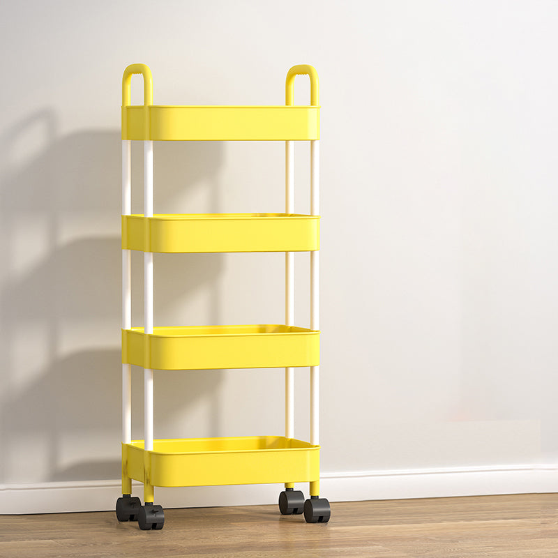 Scandinavian Plastic Bookcase Standard Open Back Bookshelf with Shelves