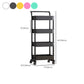 Scandinavian Plastic Bookcase Standard Open Back Bookshelf with Shelves