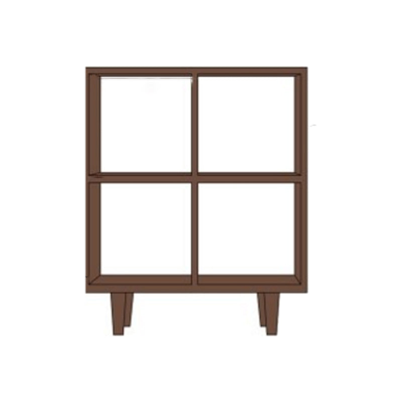 Contemporary Wooden Bookshelf Standard Bookcase with Shelves