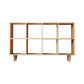 Contemporary Wooden Bookshelf Standard Bookcase with Shelves