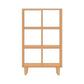 Contemporary Wooden Bookshelf Standard Bookcase with Shelves