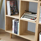 Contemporary Wooden Bookshelf Standard Bookcase with Shelves