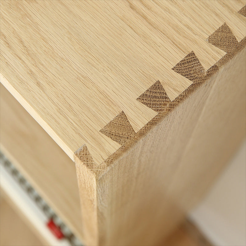 Contemporary Wooden Bookshelf Standard Bookcase with Shelves